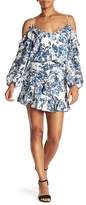 Thumbnail for your product : Parker Floral Ruffle Wrap Skirt