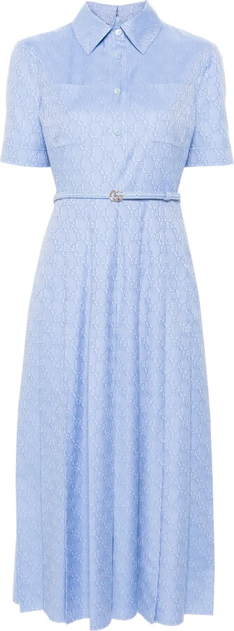 GG Supreme-print midi dress