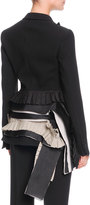 Thumbnail for your product : Bottega Veneta Layered-Ribbon-Detail Jacket