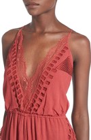 Thumbnail for your product : Tularosa Women's 'Charmer' Lace Trim V-Neck Romper