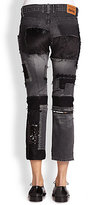 Thumbnail for your product : Junya Watanabe Embellished Patchwork Jeans