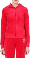 Thumbnail for your product : Juicy Couture Textured cotton hooded top