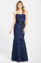 Thumbnail for your product : JS Collections Rosette Detail Shirred Mesh Dress