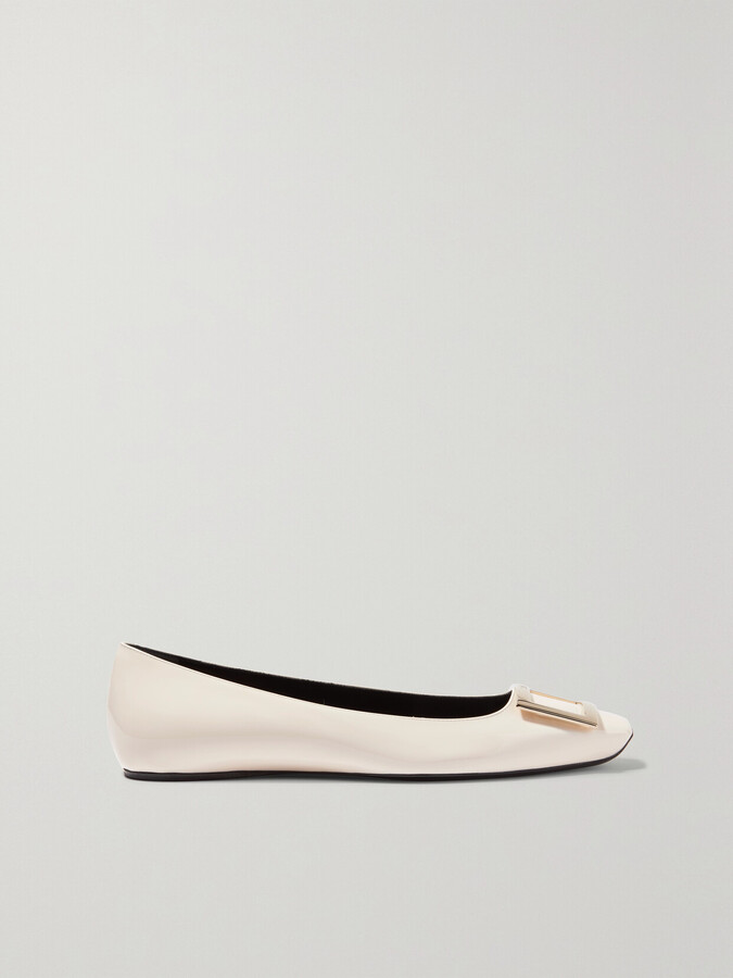 Roger Vivier Trompette Bellerine Patent-leather Ballet Flats