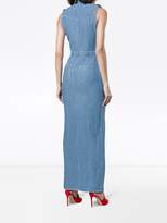 Thumbnail for your product : Balmain Sleeveless Denim Maxi Dress