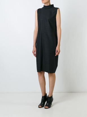 Maison Margiela high neck shift dress - women - Silk/Polyamide/Spandex/Elastane/Virgin Wool - 42