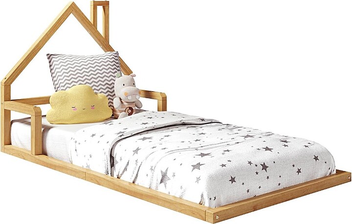 P'kolino Casita House Twin Floor Bed Frame - Ages 18 months+
