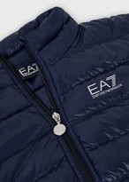 Thumbnail for your product : Ea7 Puffer Jacket With Full-Length Zip Closure