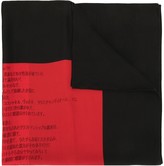 Thumbnail for your product : Yohji Yamamoto Colour-Block Silk Bandana