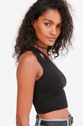 Silence & Noise Silence + Noise One Shoulder Cropped Top