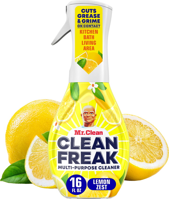MR. CLEAN Clean Freak All Purpose Cleaner Spray, Multi-Surface Cleaning, Lemon, 16 fl oz