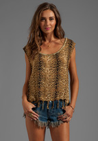 Thumbnail for your product : Indah Jaz Fringe Tank With Shell Necklace