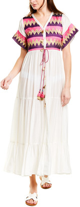white silk maxi dress