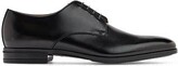 Thumbnail for your product : HUGO BOSS Italian-made Derby shoes in vegetable-tanned leather