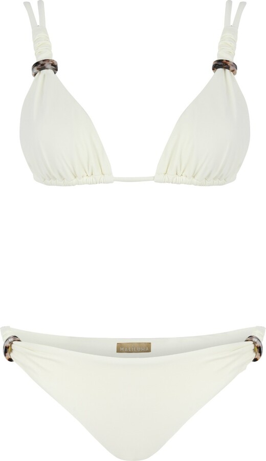 Maliluha Swimwear Mesa Ivory ShopStyle One Piece Swimsuits