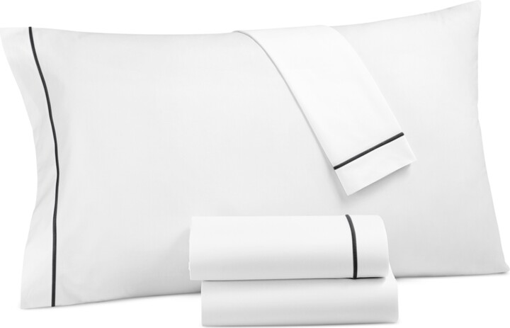 Hotel Collection Italian Percale Cotton 4-Pc. Sheet Set, King, Exclusively at Macy's
