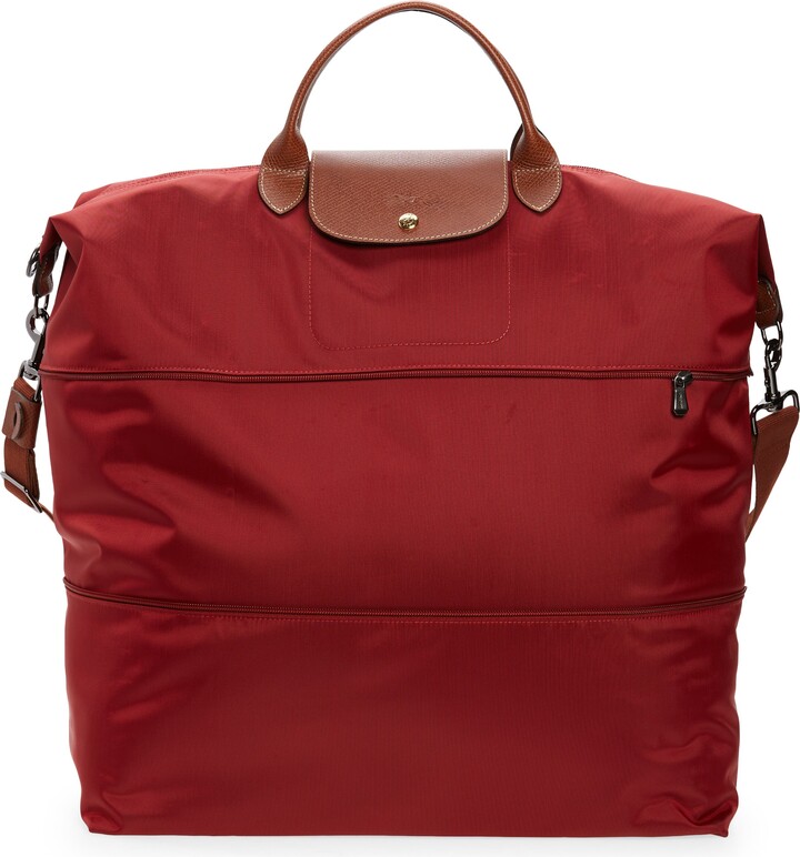Leather tote Longchamp Red in Leather - 33243804