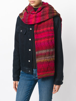 Missoni knitted scarf