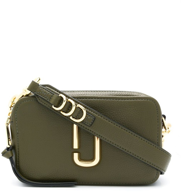 Marc Jacobs Logo Plaque Leather Crossbody Bag ShopStyle