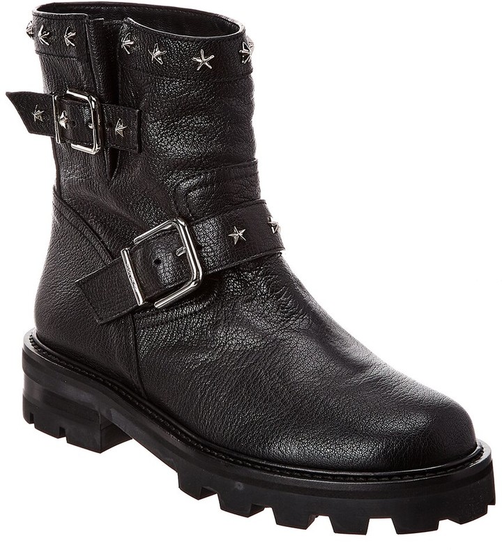 Jimmy Choo Youth Ii Leather Boot - ShopStyle