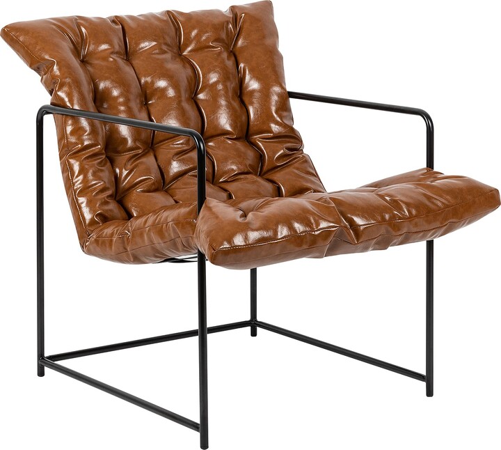 Gia Mid Century Modern Sling Accent Chair for Living Room