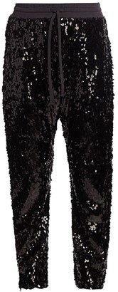 sequin sweatpants