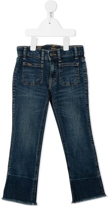 Ralph Lauren Kids Slim-Cut Flared Denim Jeans