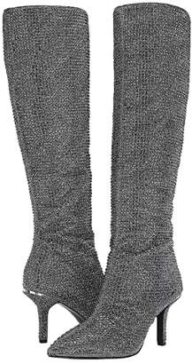 michael kors boots womens silver