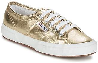 Superga 2750 CLASSIC METAL women's Shoes (Trainers) in Gold