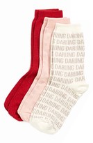 Thumbnail for your product : Kate Spade 'day' boxed socks (3-Pack)