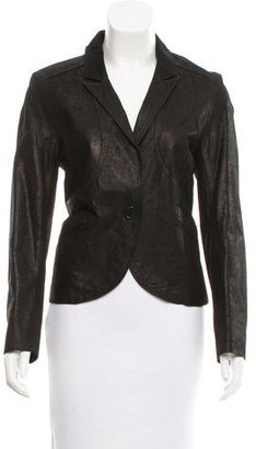 Proenza Schouler Notch-Lapel Leather Jacket