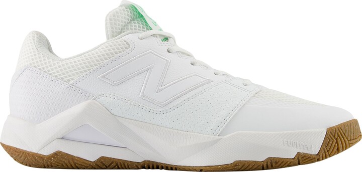 New Balance Men's Coco Delray Tennis Shoes, Size 8, White/Green Apple