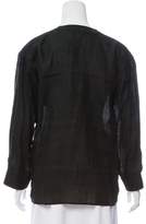 Thumbnail for your product : Saint Laurent Long Sleeve Button-Up Top