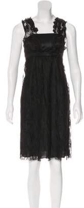 Philosophy di Alberta Ferretti Knee-Length Evening Dress Black Knee-Length Evening Dress
