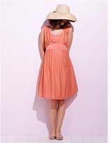 Thumbnail for your product : Vertbaudet Cotton Silk Maternity Dress