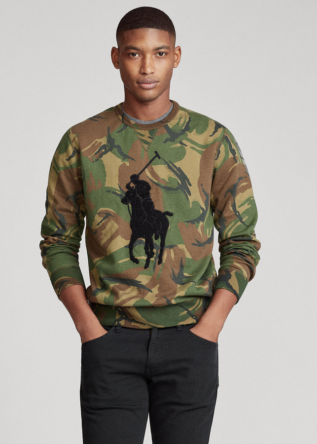 Ralph Lauren Big Pony Camo Sweatshirt - ShopStyle