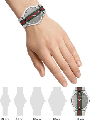 Gucci G-Timeless Stainless Steel & Mesh Bracelet Watch