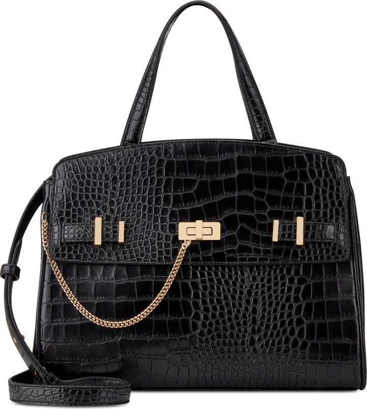 INC International Concepts Emiliee Python-Embossed Faux Leather Medium ...
