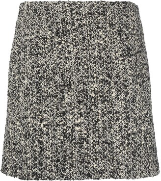 AMI Paris A-line tweed skirt