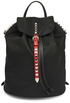Prada Nylon Backpack with Studding