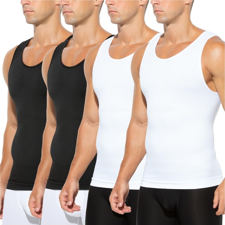 Casey Kevin Compression Vest for Men Slimming Body Shaper Undershirts 4