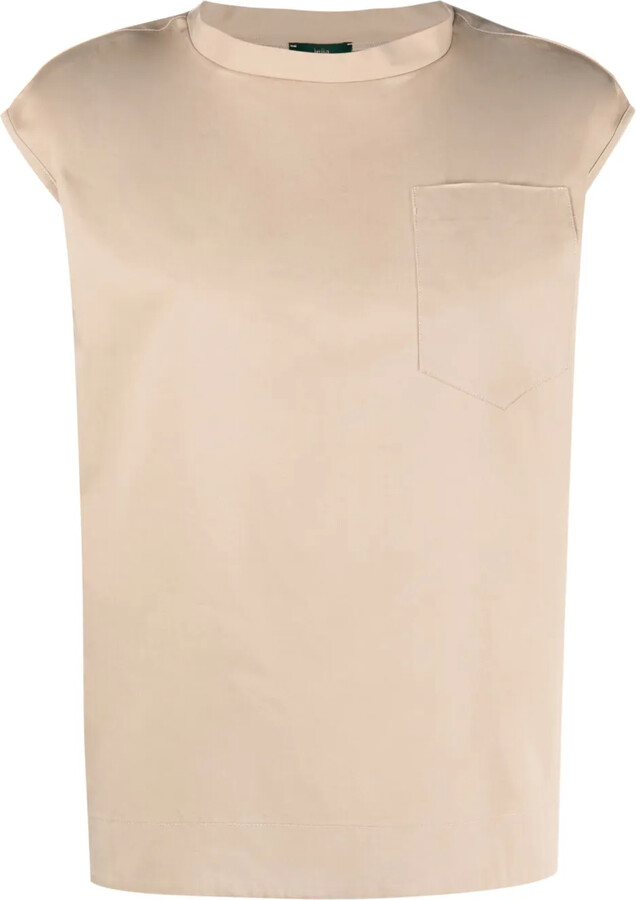 Jejia chest-pocket cotton T-shirt