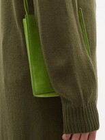 Thumbnail for your product : Jil Sander Longline V-neck Wool Cardigan - Khaki