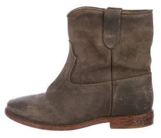 Isabel Marant Suede Leather Boots Grey Suede Leather Boots