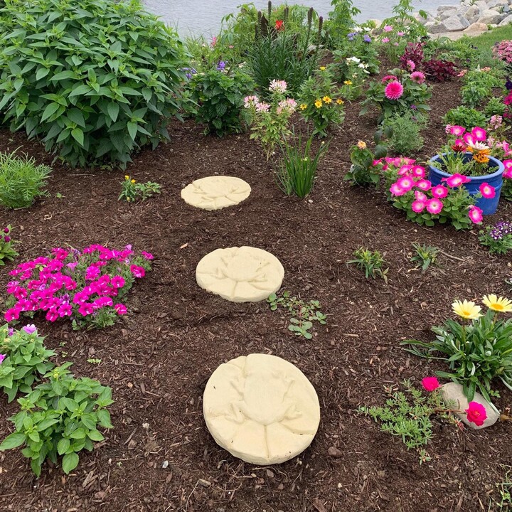 Etsy Frog Stepping Stones | Color & Set Options Durable Solid Stone Step Pavers. Yard Garden Path Decor. Sealed For Outdoors. Handcrafted U.s.a