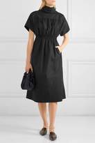 Thumbnail for your product : Barbara Casasola Shirred Cotton-Poplin Midi Dress