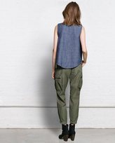 Thumbnail for your product : Rag and Bone 3856 Tent Tank - Chambray