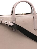 Thumbnail for your product : Smythson Top-Handle Leather Laptop Bag