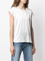 Thumbnail for your product : Pinko stretch-silk round neck T-shirt
