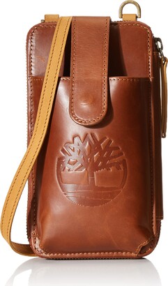 Timberland Women's RFID Leather Crossbody Bag Wallet Purse - Brown